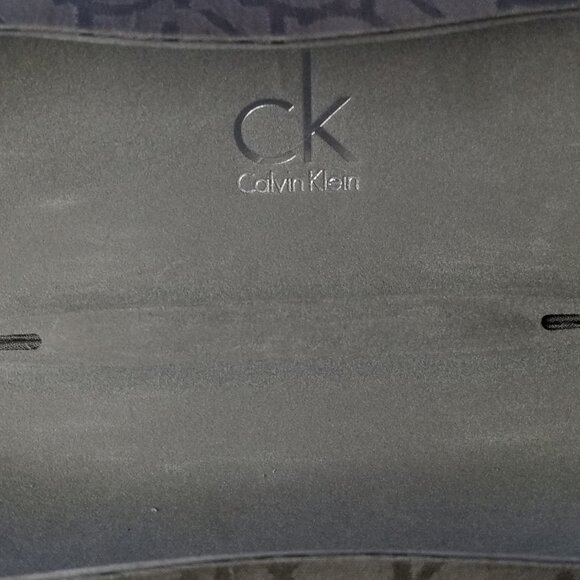 Calving Klein Classic Tan Print All Over Eye Glasses Sunglasses Hard Case Only - Picture 4 of 7